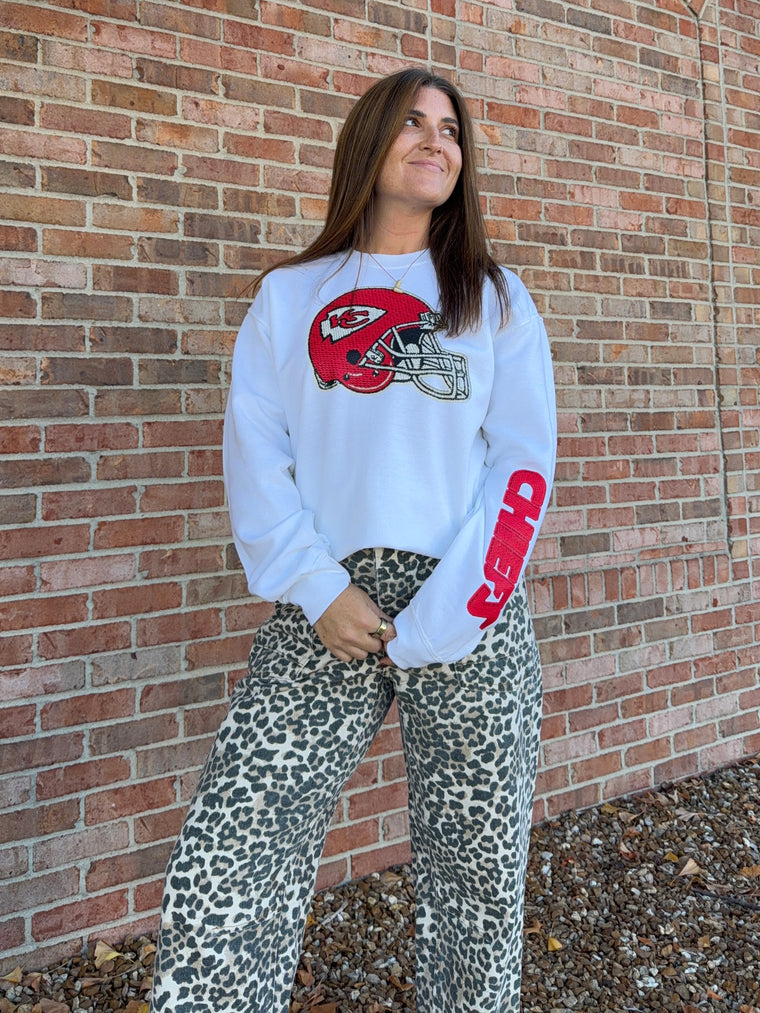 KC HELMET SWEATSHIRT