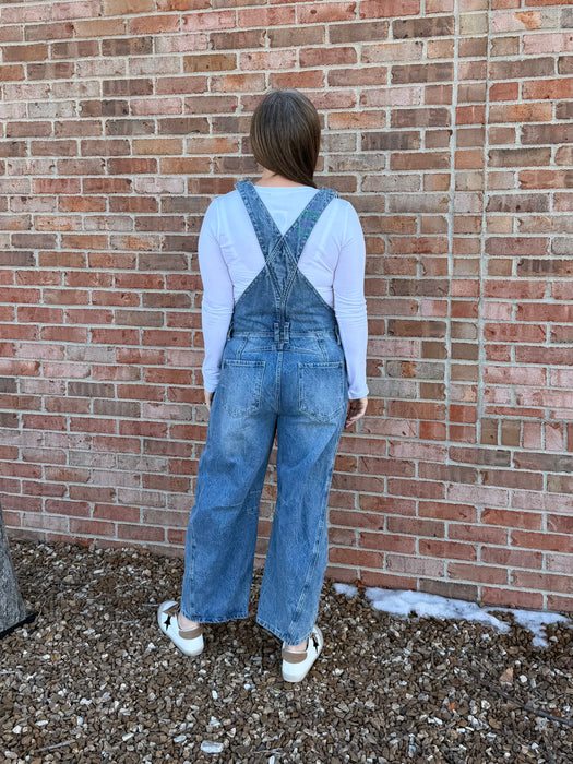 BARREL LEG OVERALLS