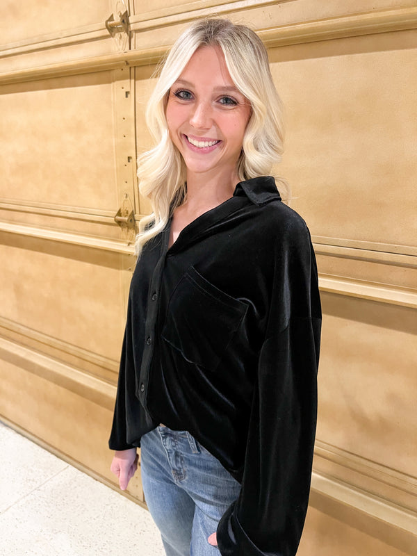 WINTERTIME BUTTON UP- 2 COLORS