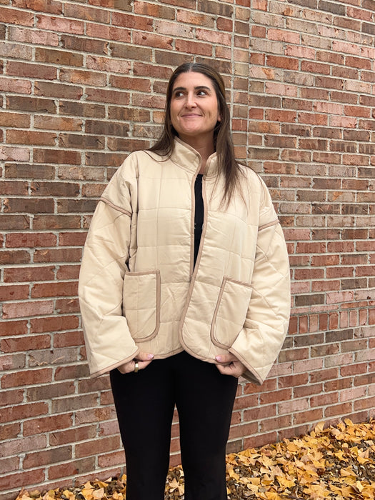 DOORBUSTER QUILTED JACKET- 3 COLORS