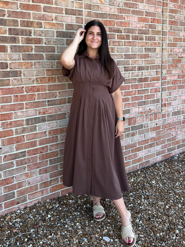 espresso brown dress Serenade Beaded Maxi - XS Size - Women's Dresses Step out in Cameron Leah Open Tie Back Mini
