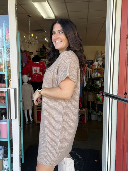 MADE OF DREAMS SWEATER DRESS- 2 COLORS