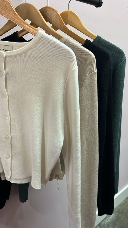 BABY BUTTON UP CARDIGAN- 4 COLORS