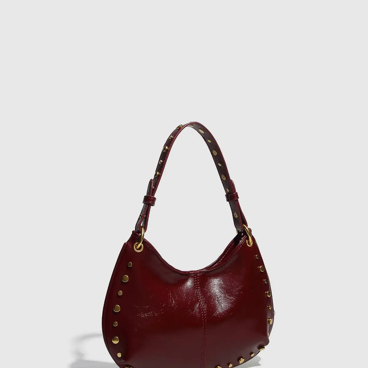 STUDDED SHOULDER PURSE