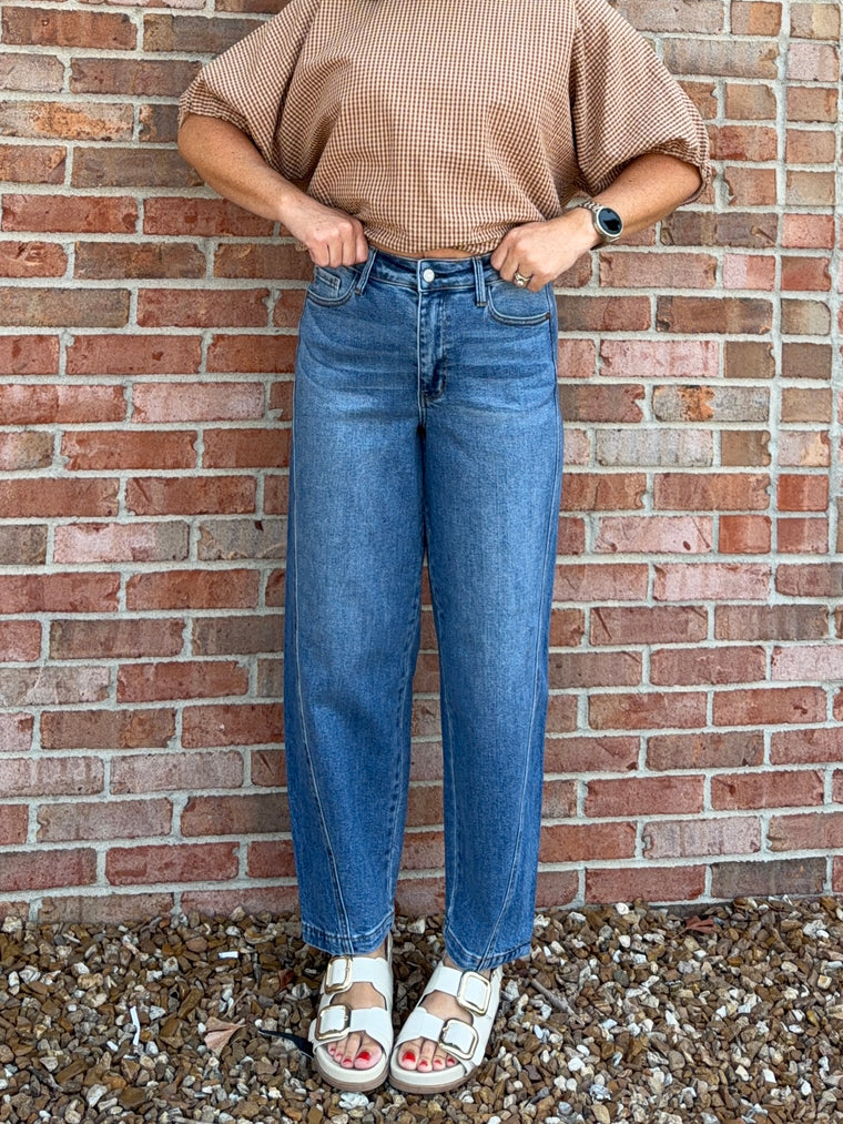 RIGID MAGIC BARREL JEANS
