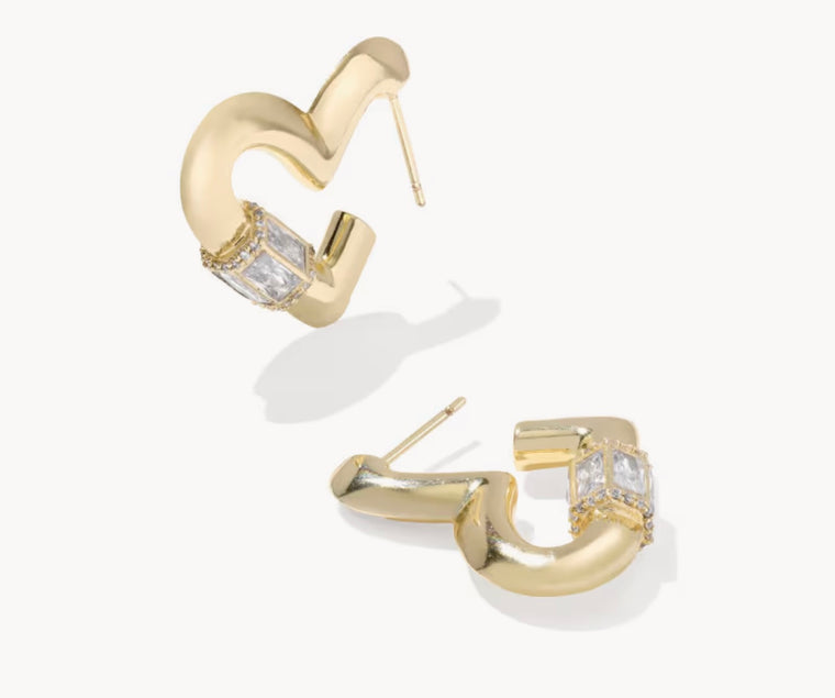 KENDRA SCOTT: EMERY HEART EARRING