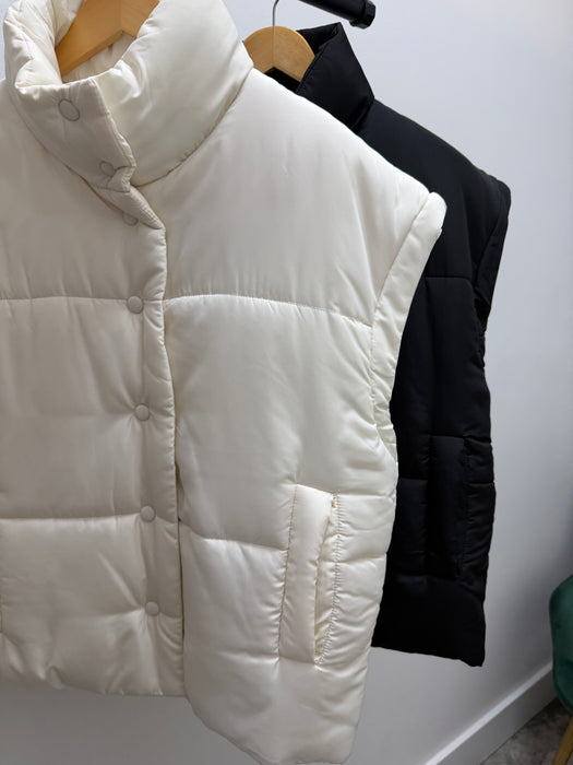 WINTER PUFFER VEST- 2 COLORS