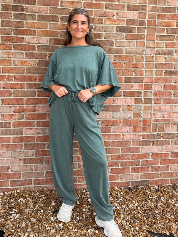 COMFY BARREL PANTS- 2 COLORS