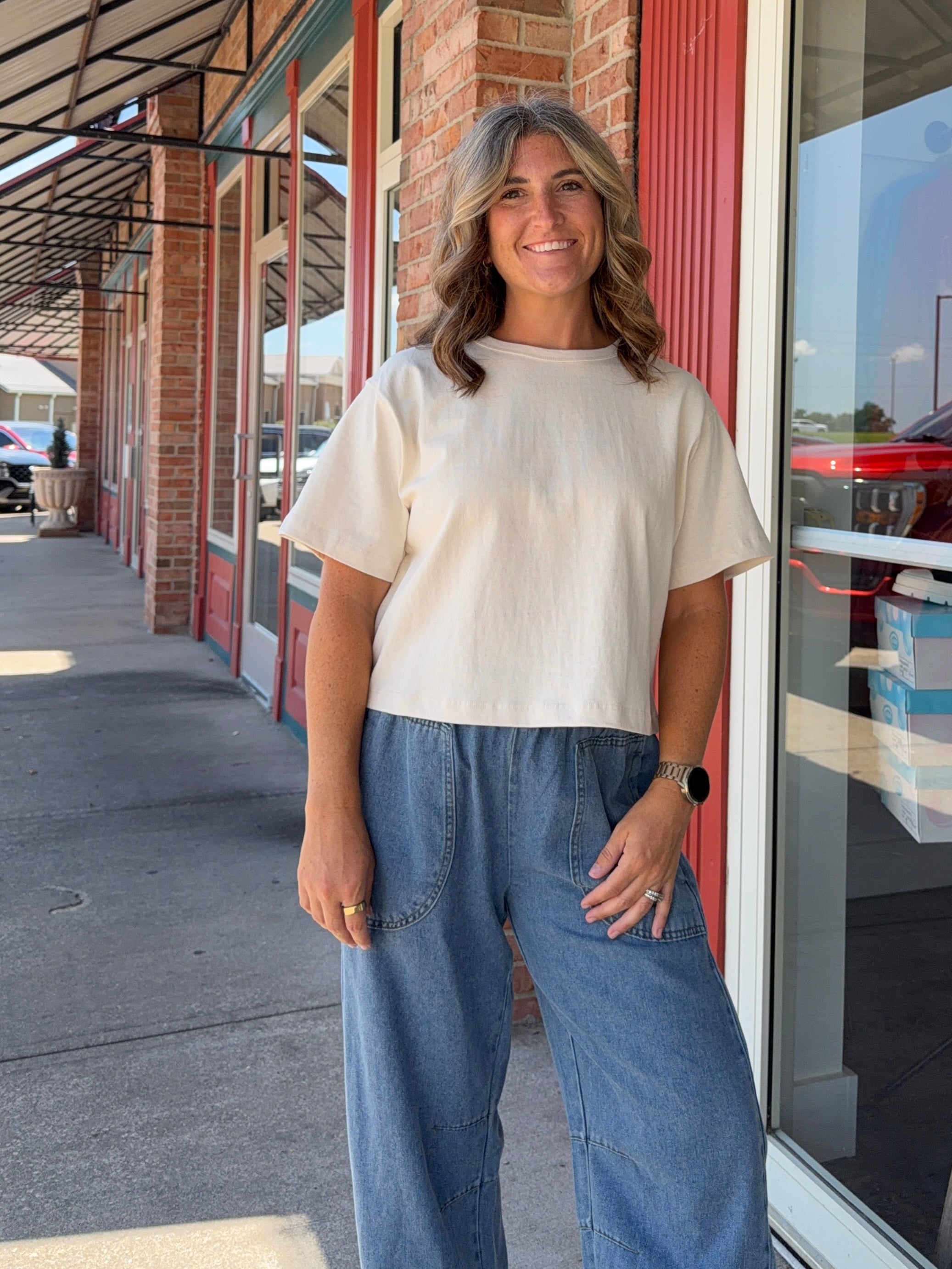LINEN ESSENTIAL TEE