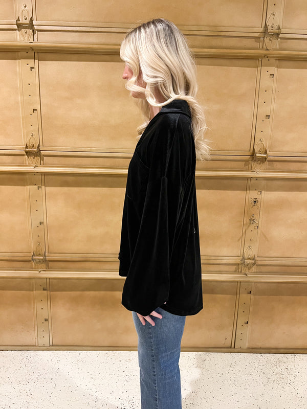 WINTERTIME BUTTON UP- 2 COLORS