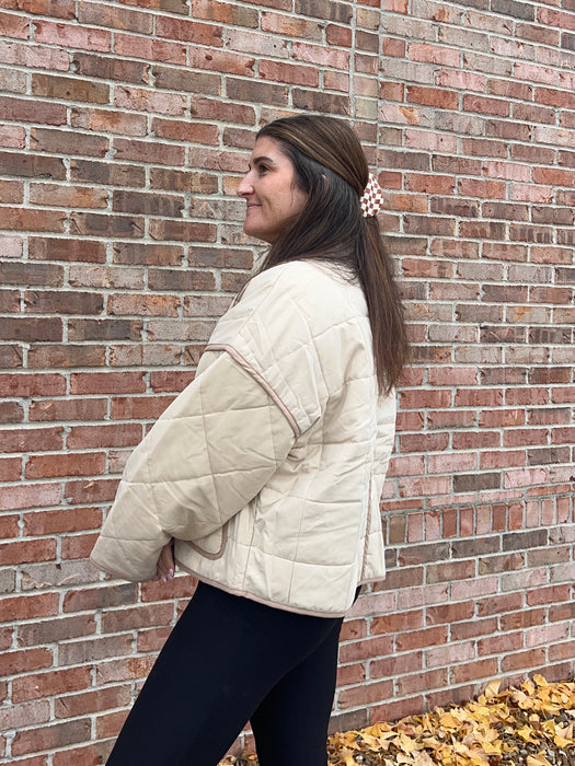 DOORBUSTER QUILTED JACKET- 3 COLORS