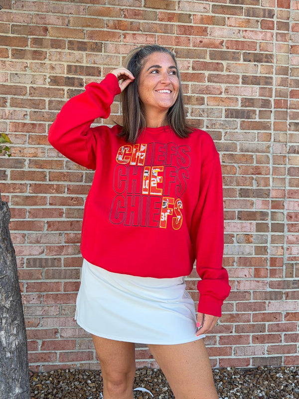 CHIEFS CHIEFS CHIEFS SWEATSHIRT
