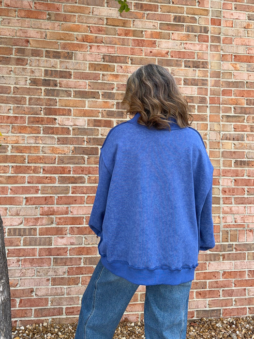 VINTAGE WASH MOCK NECK