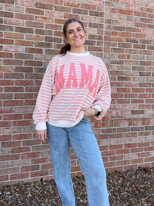 MAMA WAFFLE KNIT TOP- 2 COLORS