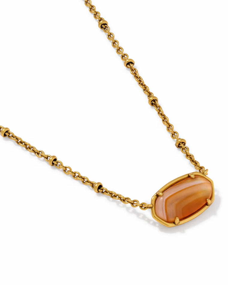 KENDRA SCOTT: TIGER STRIPED ELISA NECKLACE
