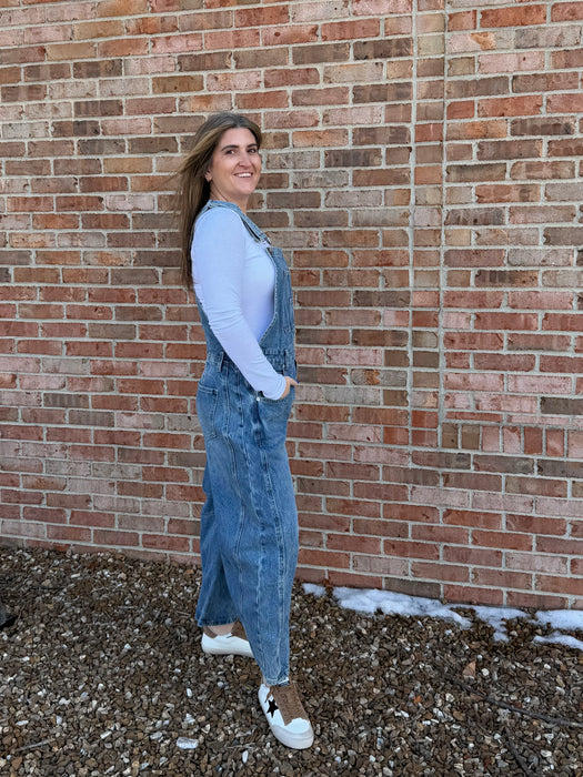 BARREL LEG OVERALLS