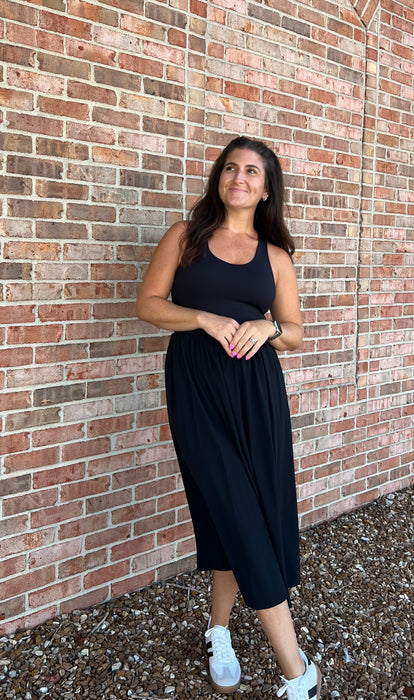 BREEZE EASE RIBBED TANK DRESS