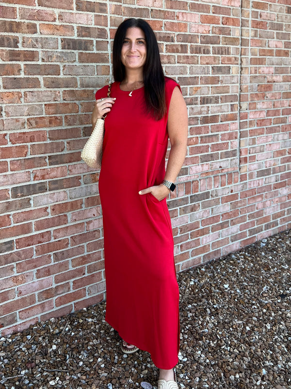 LOVE GAME MIDI DRESS
