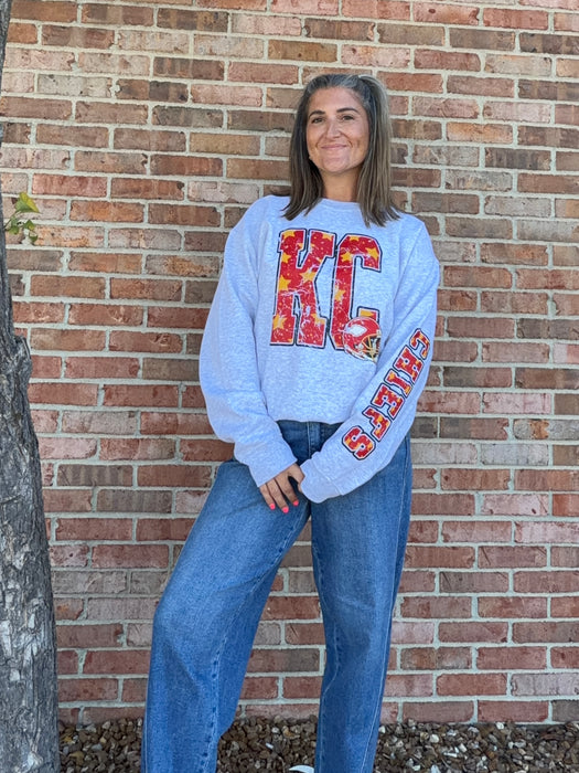 CHIEFS STAR SLEEVE SWEATSHIRT