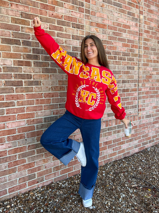 KANSAS CITY LARGE PRINT SWEATSHIRT