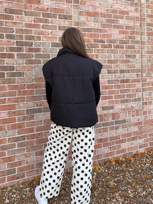 WINTER PUFFER VEST- 2 COLORS