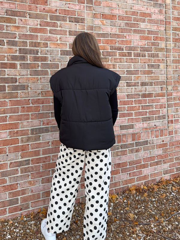 WINTER PUFFER VEST- 2 COLORS