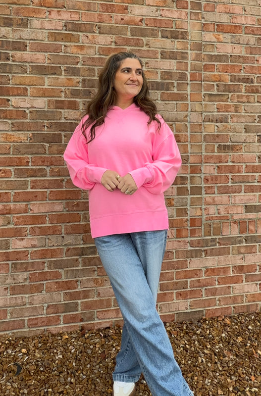 ELASTIC WAIST BAGGY JEANS