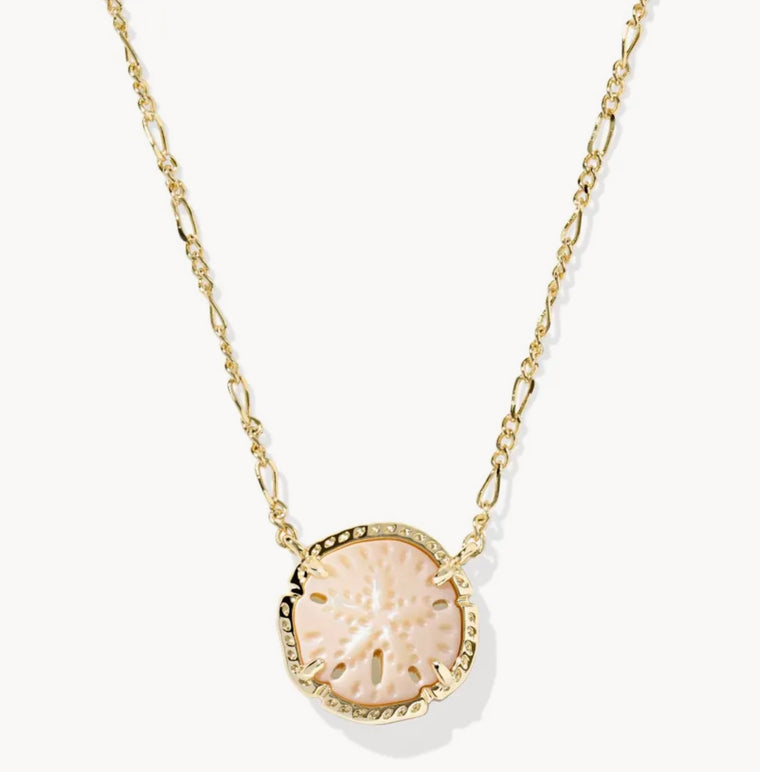 KENDRA SCOTT: SAND DOLLAR PENDANT NECKLACE