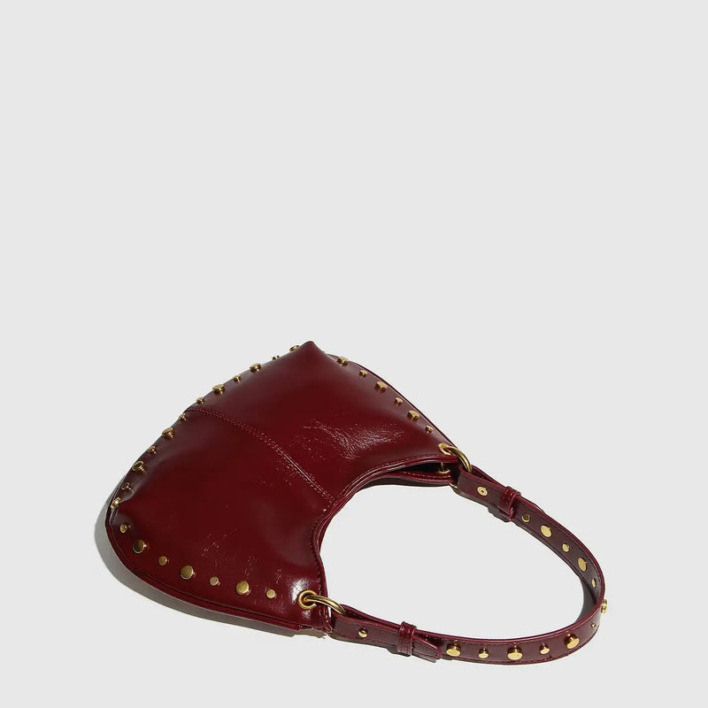 STUDDED SHOULDER PURSE