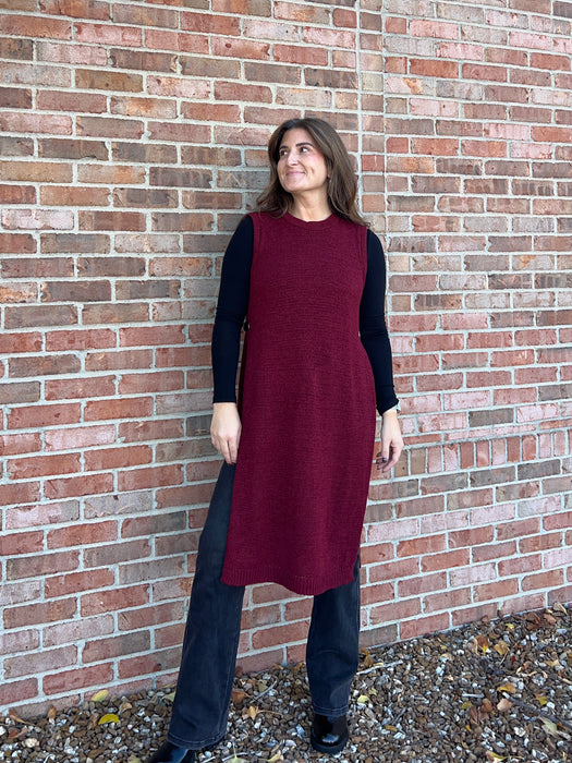 LONGLINE SWEATER- 2 COLORS