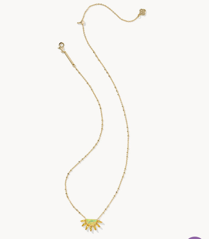 KENDRA SCOTT: SAMANTHA SUN PENDANT NECKLACE