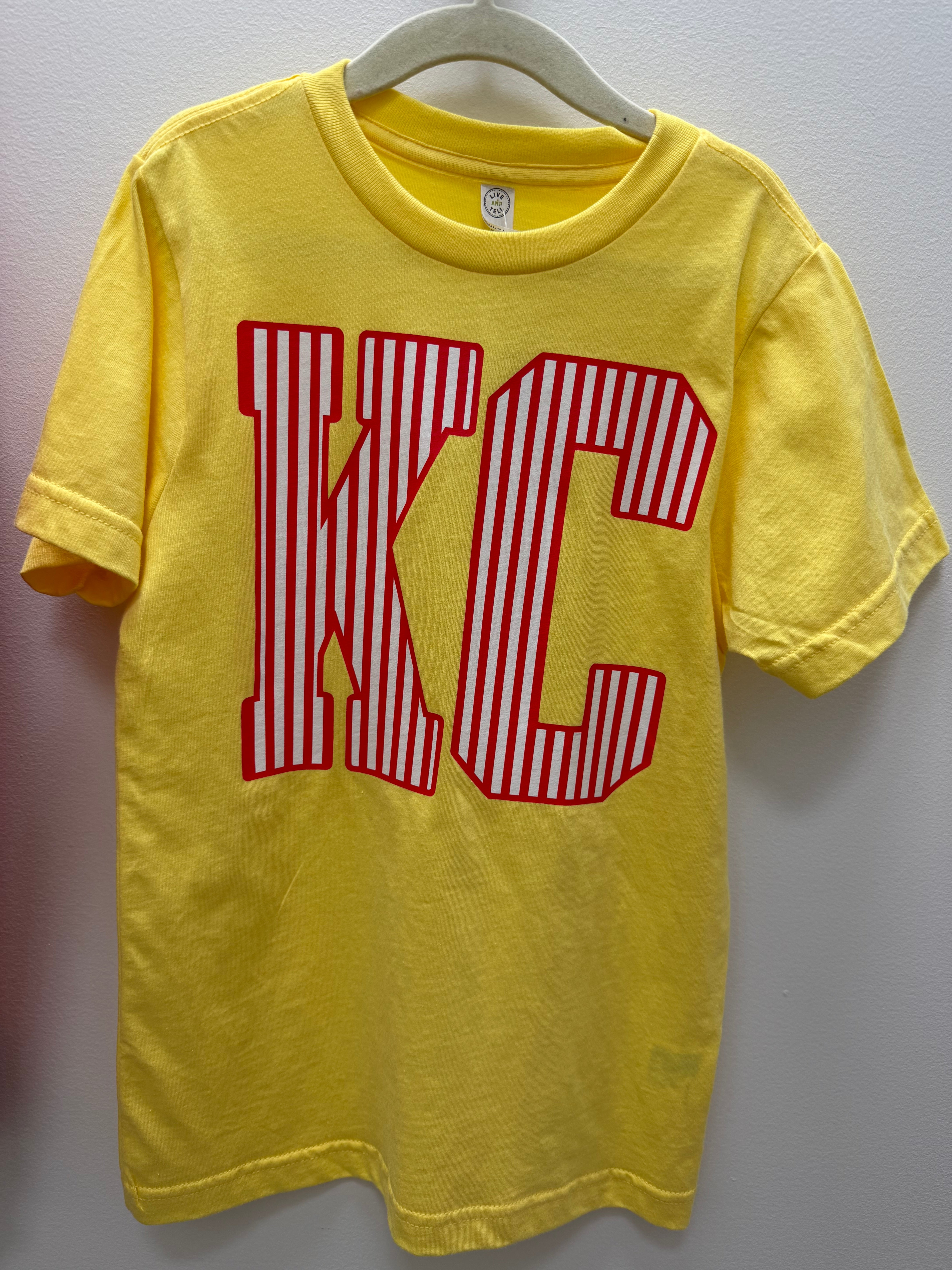 YOUTH YELLOW KC TEE