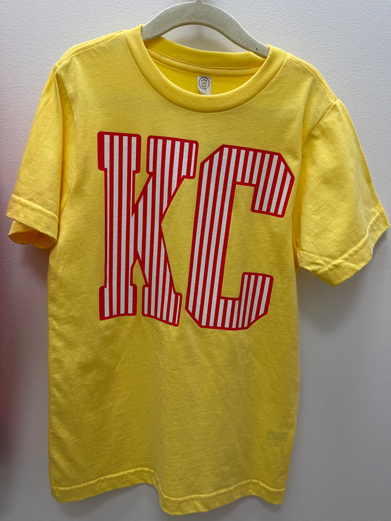 YOUTH YELLOW KC TEE