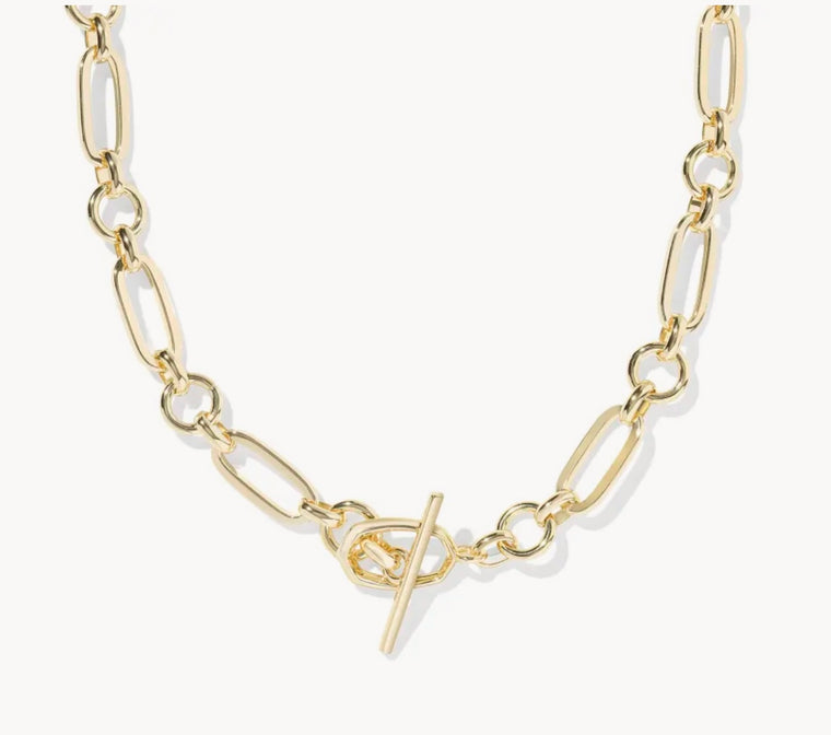 KENDRA SCOTT: SYLVIA METAL LINK NECKLACE
