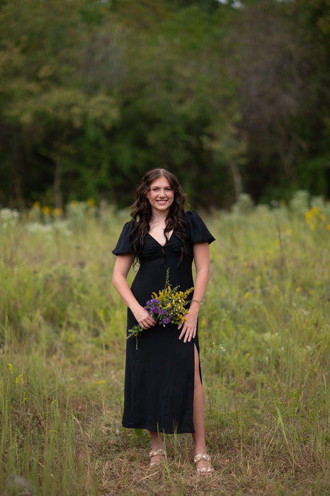 NO FRILLS MAXI DRESS