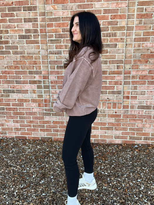 CORDED PULLOVER- 6 COLORS