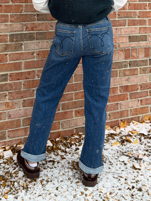 CLASSIC CUFFED BOYFRIEND JEANS