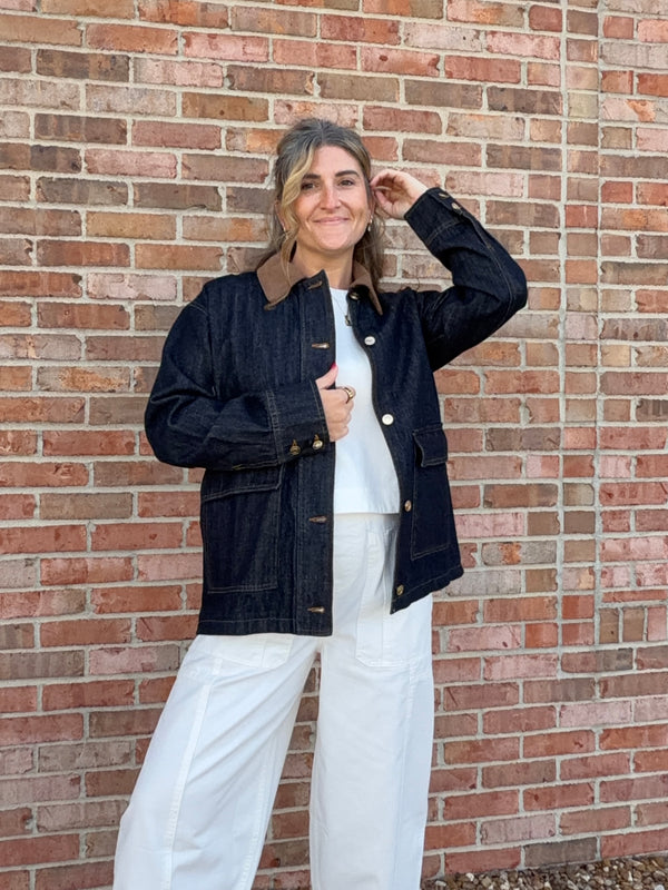 DARK DENIM JACKET