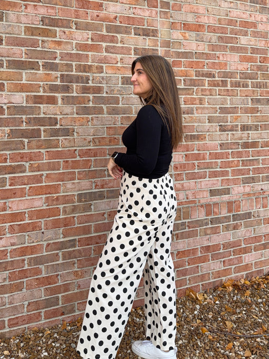 POLKA DOT PANTS- 2 COLORS