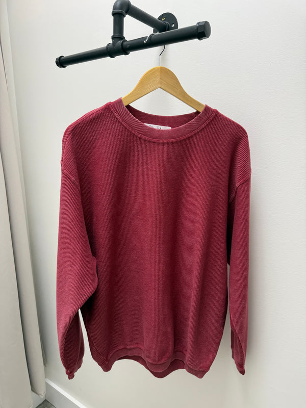 CORDED PULLOVER- 8 COLORS