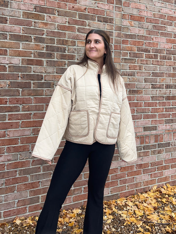 DOORBUSTER QUILTED JACKET- 3 COLORS