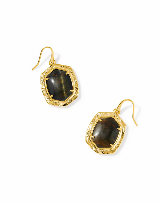 KENDRA SCOTT: DAPHNE TIGER STRIPE DROP EARRING