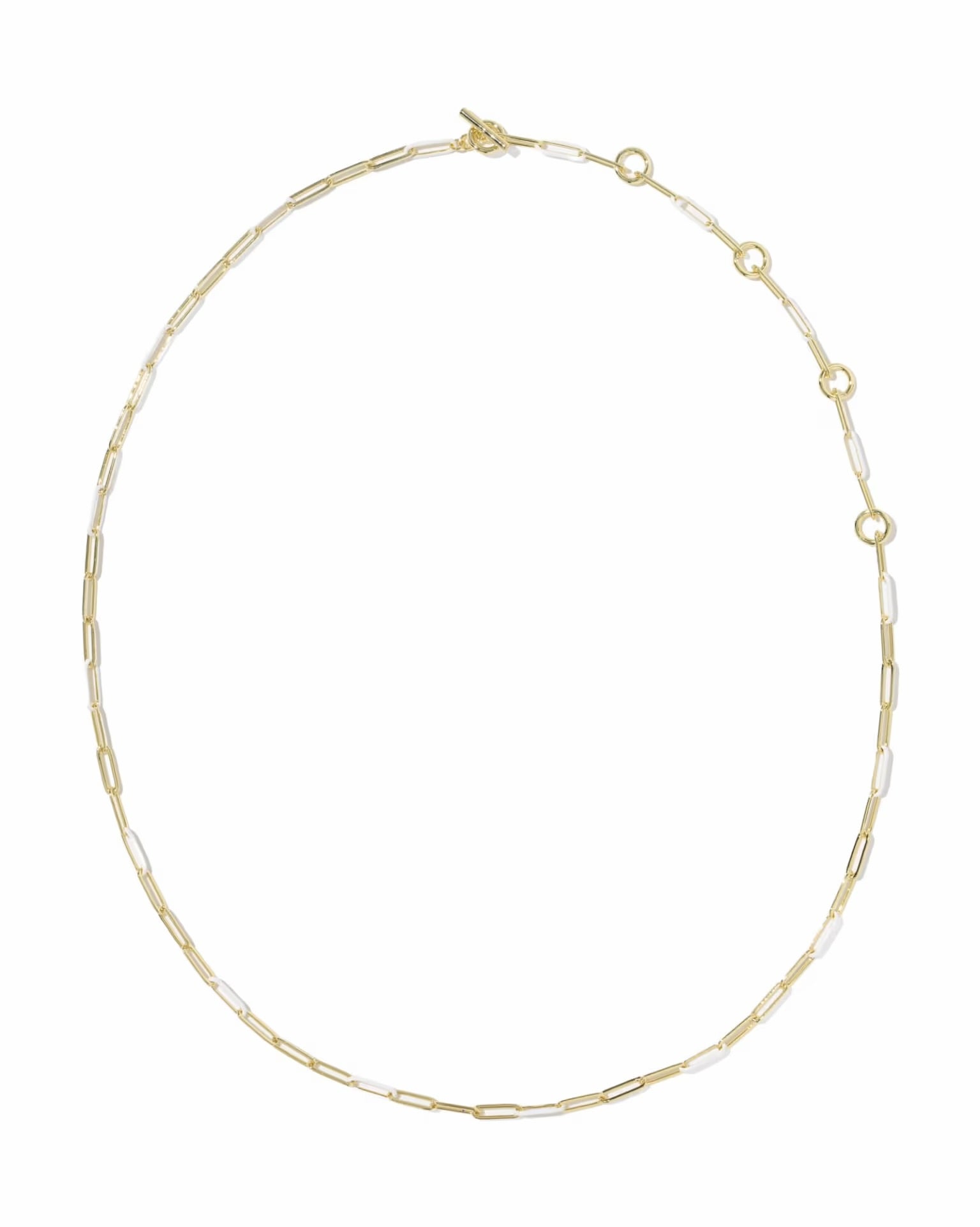 COURTNEY ENAMEL LINK NECKLACE