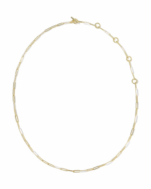 COURTNEY ENAMEL LINK NECKLACE