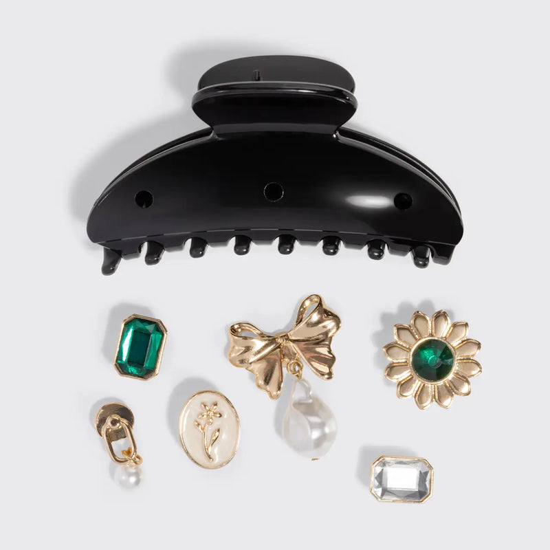 KITSCHPOP CLAW CLIP CHARM SET- 2 COLORS