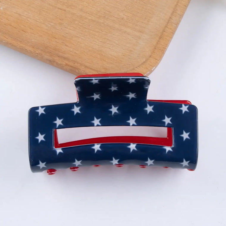 PATRIOTIC CLAW CLIP
