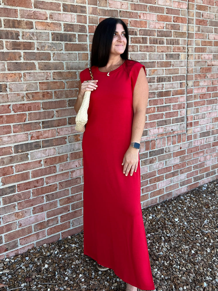 LOVE GAME MIDI DRESS