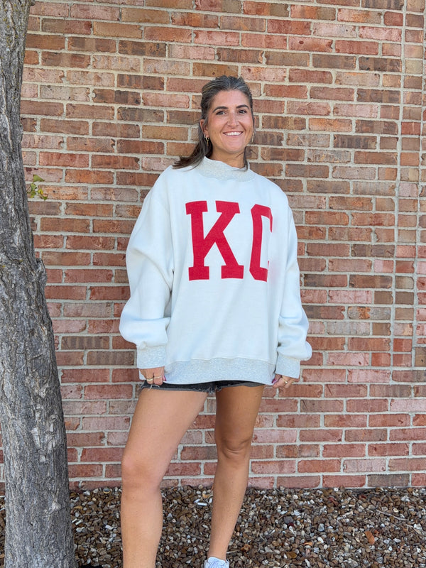 KANSAS CITY REVERSIBLE MOCKNECK