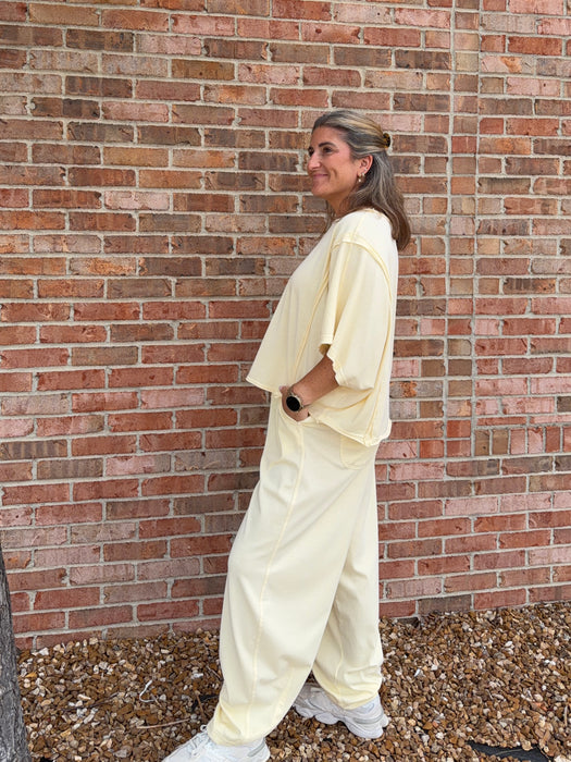 COMFY BARREL PANTS- 2 COLORS