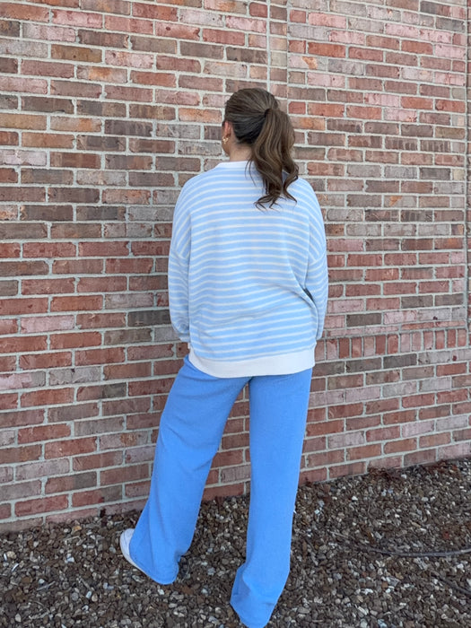 MAMA WAFFLE KNIT TOP- 2 COLORS